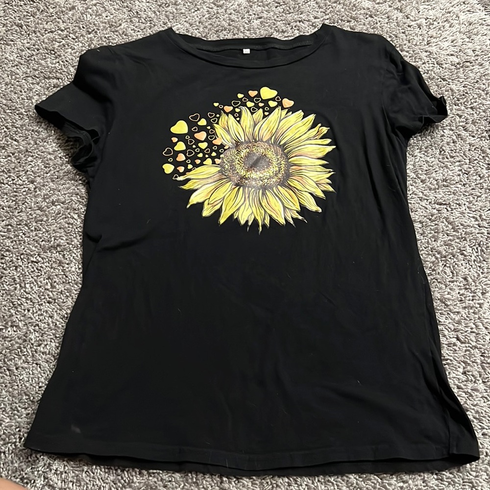 Black Sunflower T-shirt